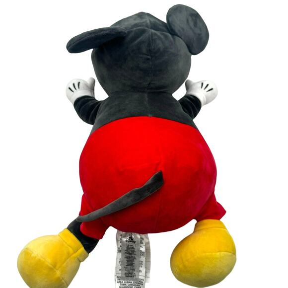 DISNEY Store Sleeping Mickey Mouse 24" Jumbo Plush Stuffed Animal Nursery Cuddle - Picture 4 of 9